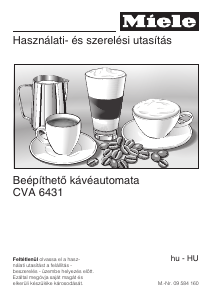 Használati útmutató Miele CVA 6431 Kávéautomata