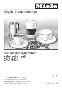 Käyttöohje Miele CVA 6431 Kahvikone