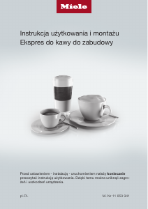 Instrukcja Miele CVA 7440 Ekspres do kawy