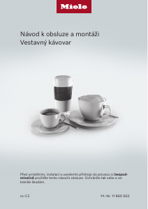 Manuál Miele CVA 7845 125 Gala Ed Kávovar