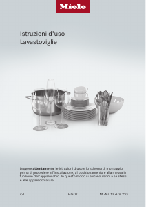 Manuale Miele G 7265 SCVi XXL Lavastoviglie