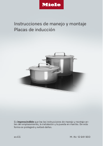 Manual de uso Miele KMDA 7876 FL-U 125 Gala Ed Placa