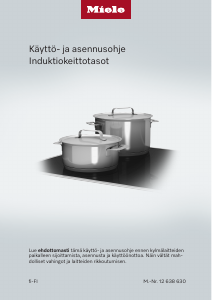 Käyttöohje Miele KMDA 7876 FL-U 125 Gala Ed Keittotaso