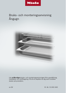 Bruksanvisning Miele DGC 7860 HCX Pro 125 Gala Ed Ugn