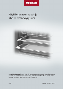 Käyttöohje Miele DGC 7865 HCX Pro 125 Gala Ed Uuni