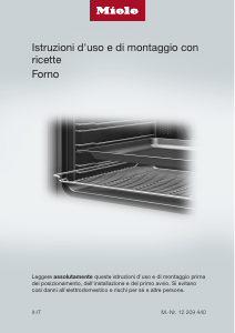 Manuale Miele H 2468 BP ACTIVE Forno