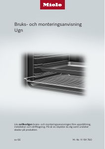 Bruksanvisning Miele H 7440 BPX 125 Gala Ed Ugn