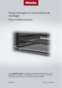 Mode d’emploi Miele H 7440 BPX 125 Gala Ed Four