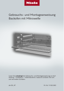 Bedienungsanleitung Miele H 7840 BMX 125 Gala Ed Backofen