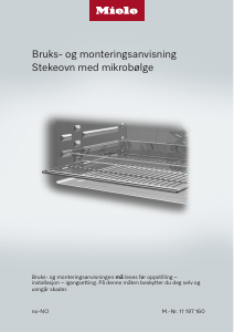 Bruksanvisning Miele H 7840 BMX 125 Gala Ed Ovn