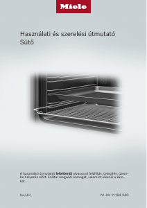 Használati útmutató Miele H 7860 BPX 125 Gala Ed Kemence