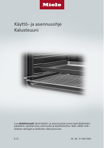 Käyttöohje Miele H 7860 BPX 125 Gala Ed Uuni