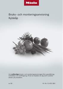 Bruksanvisning Miele K 31242 UiF-1 Kylskåp