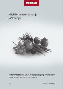 Käyttöohje Miele K 31242 UiF-1 Jääkaappi