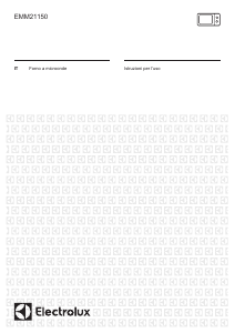 Manuale Electrolux EMM21150 Microonde