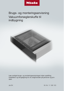 Brugsanvisning Miele EVS 7010 125 Gala Ed Vakuumpakker