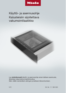 Käyttöohje Miele EVS 7010 125 Gala Ed Tyhjiöpakkauslaite