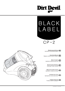 Manual Dirt Devil M3230 Black Label CP-2 Vacuum Cleaner