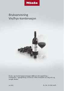 Bruksanvisning Miele KWNS 4784 DE Vinkabinett