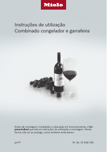 Manual Miele KWNS 4784 DE Cave de vinho