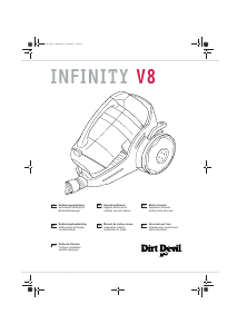 Mode d’emploi Dirt Devil M5021 Infinity V8 Aspirateur