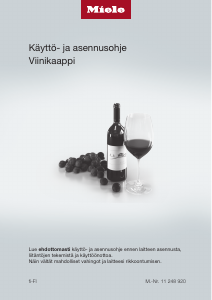 Käyttöohje Miele KWT 7112 iG 125 Gala Ed Viinikaappi