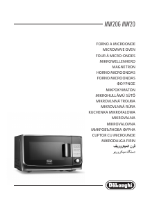 Manuale DeLonghi MW20 Microonde