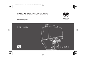 Manual de uso Tohatsu BFT 150D Motor fuera de borda