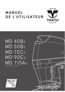 Mode d’emploi Tohatsu MD40B2 Moteur hors-bord