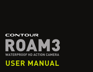 Handleiding Contour Roam3 Actiecamera