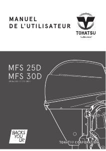 Mode d’emploi Tohatsu MFS 25D Moteur hors-bord