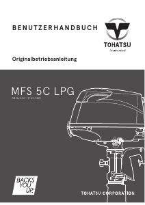 Bedienungsanleitung Tohatsu MFS 5C-LPG (EU Model) Aussenborder