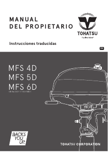 Manual de uso Tohatsu MFS 5D (EU Model) Motor fuera de borda