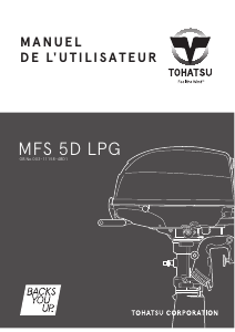 Mode d’emploi Tohatsu MFS 5D-LPG Moteur hors-bord