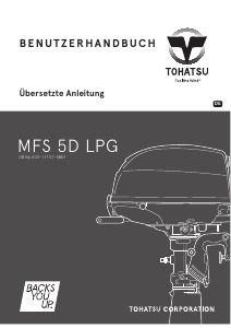 Bedienungsanleitung Tohatsu MFS 5D-LPG Aussenborder