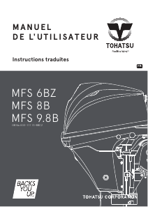 Mode d’emploi Tohatsu MFS 6BZ (EU Model) Moteur hors-bord