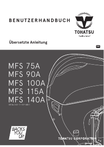 Bedienungsanleitung Tohatsu MFS 90A Aussenborder