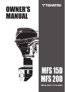 Handleiding Tohatsu MFS20D Buitenboordmotor