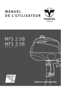 Mode d’emploi Tohatsu MFS3.5B Moteur hors-bord