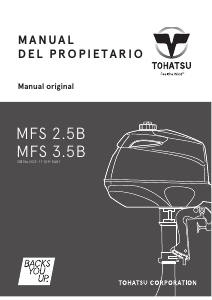 Manual de uso Tohatsu MFS3.5B Motor fuera de borda
