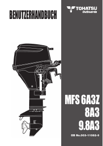 Bedienungsanleitung Tohatsu MFS9.8A3 Aussenborder