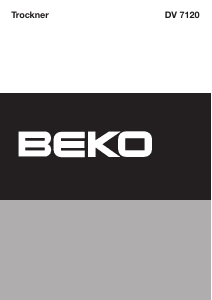 Bedienungsanleitung BEKO DV 7120 Trockner