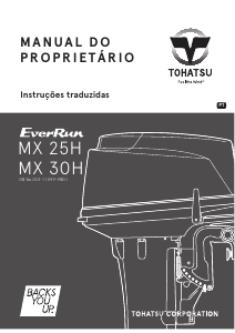 Manual Tohatsu MX30H EverRun Motor de popa