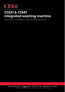 Manual CDA CI331 Washing Machine