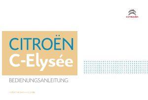 Bedienungsanleitung Citroën C-Elysee (2016)