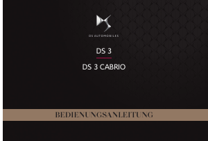 Bedienungsanleitung Citroën DS3 (2018)