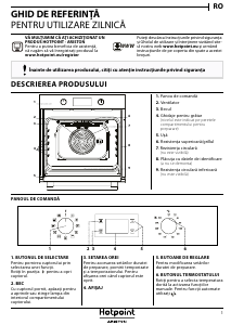 Priručnik Hotpoint FA2 844 H IX HA Pećnica