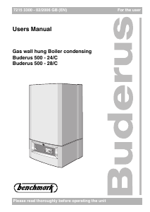 Manual Buderus 500-24/C Gas Boiler