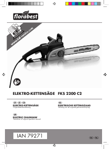 Image of Florabest FKS 2200 C2 chainsaw on Florabest website