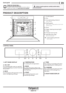 Vadovas Hotpoint FI4 854 P IX HA Orkaitė